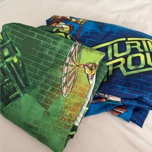 Ninja turtles twin bedsheet set